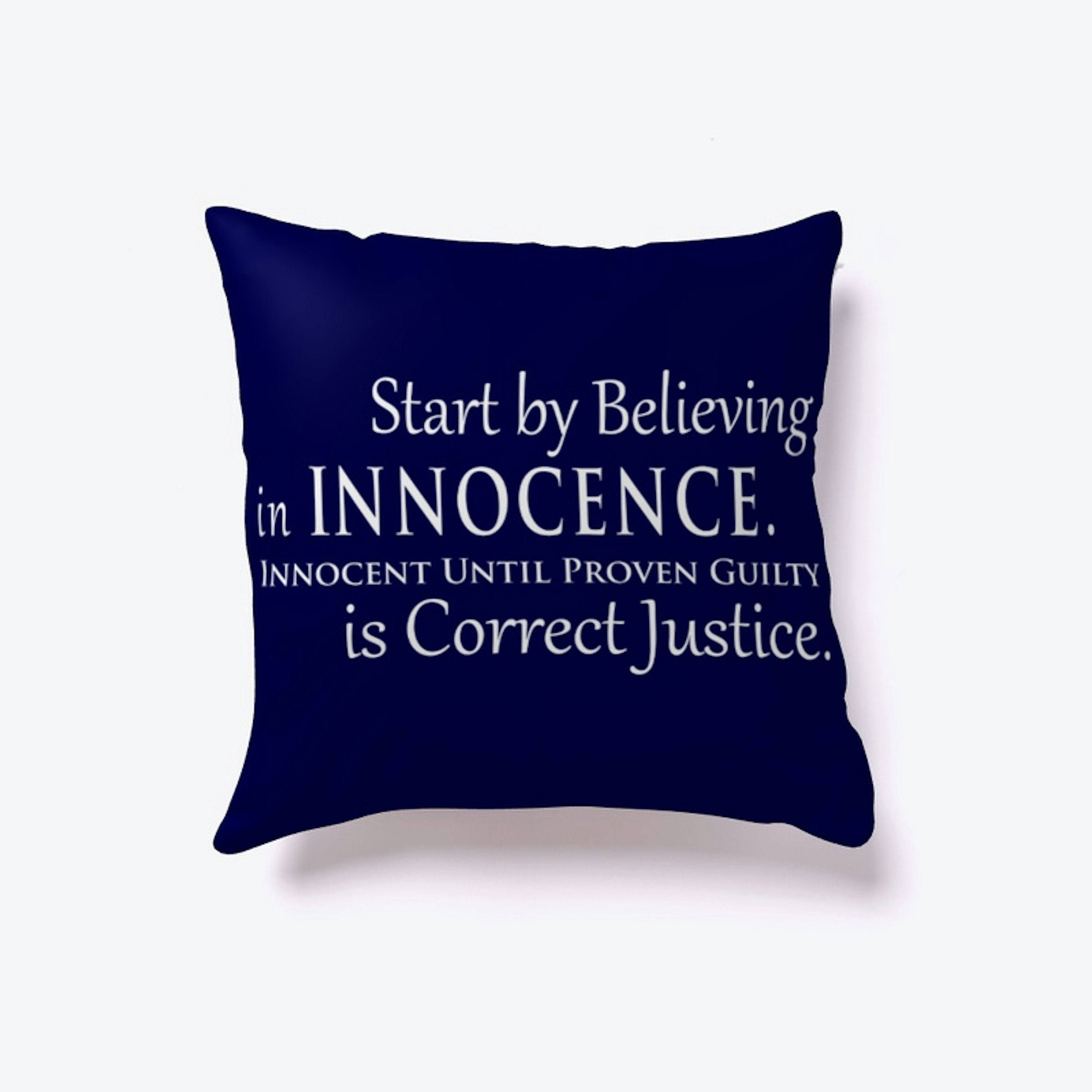 Start by Believing in Innocence - White