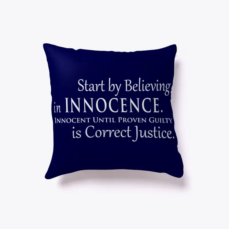 Start by Believing in Innocence - White